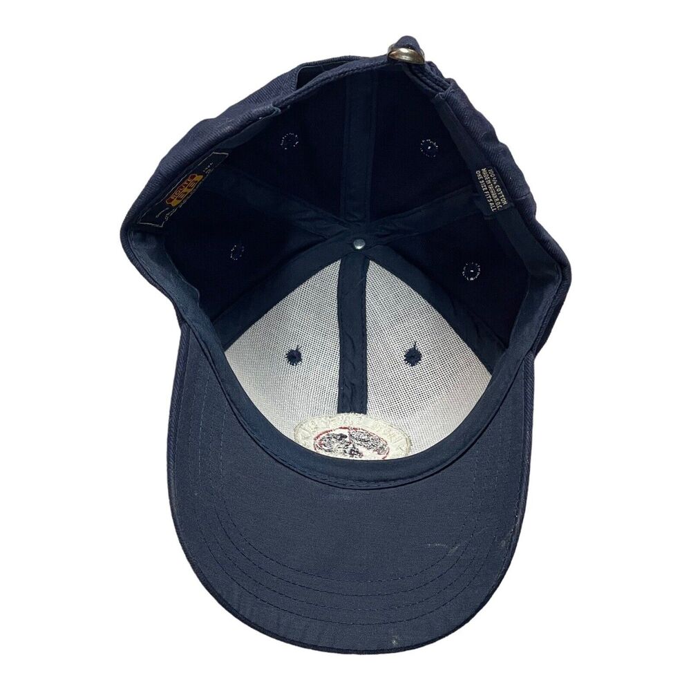 Embroidered Highway Route 66 Cap Blue Hat Adjustable Hook Loop Adults - Picture 6 of 10